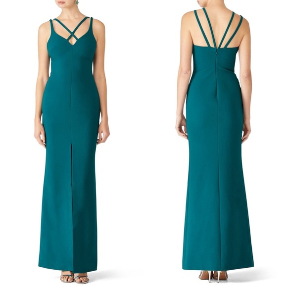 Likely Teal Leslie Trumpet Gown Size 2 - Picture 1 of 11